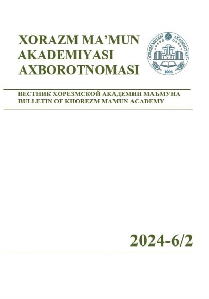 BULLETIN OF KHOREZM MAMUN ACADEMY