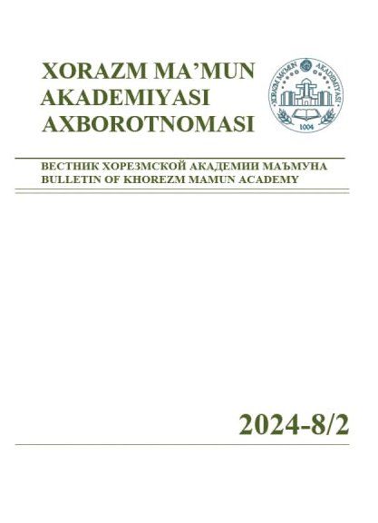 BULLETIN OF KHOREZM MAMUN ACADEMY