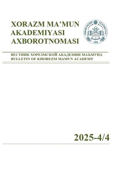 BULLETIN OF KHOREZM MAMUN ACADEMY